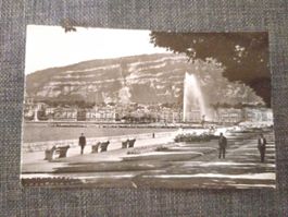Carte postale Genève Quai Wilson et Salève 1953
