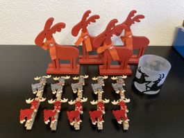 Weihnachts- Set Rentiere