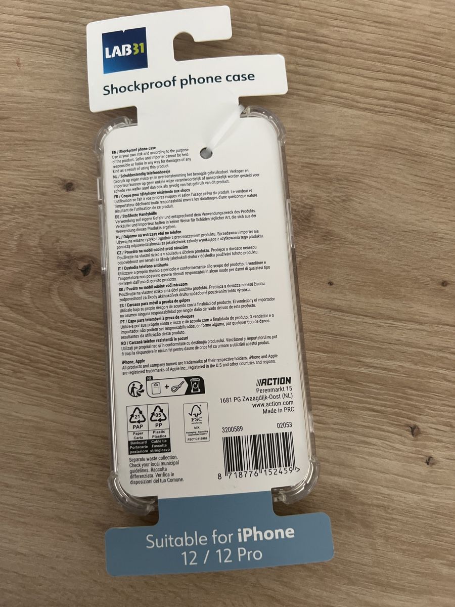 Cover & Protezioni schermo: iPhone 12/12 Pro Schutzhülle Shockproof Case Neu OVP – Nuovo e nell'imballaggio originale da Thun venduto da Siladi 1