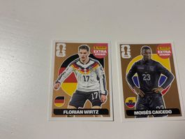 Panini Extra Sticker Wirtz/Caicedo