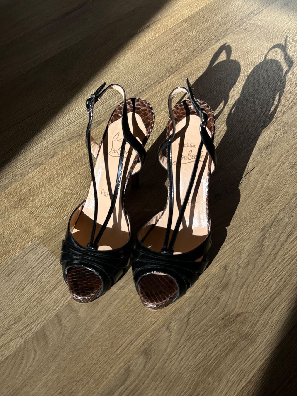 Christian Louboutin Chaussures femmes: Christian Louboutin Python Slingback heels – D'occasion à Burg AG par kam.uen 1