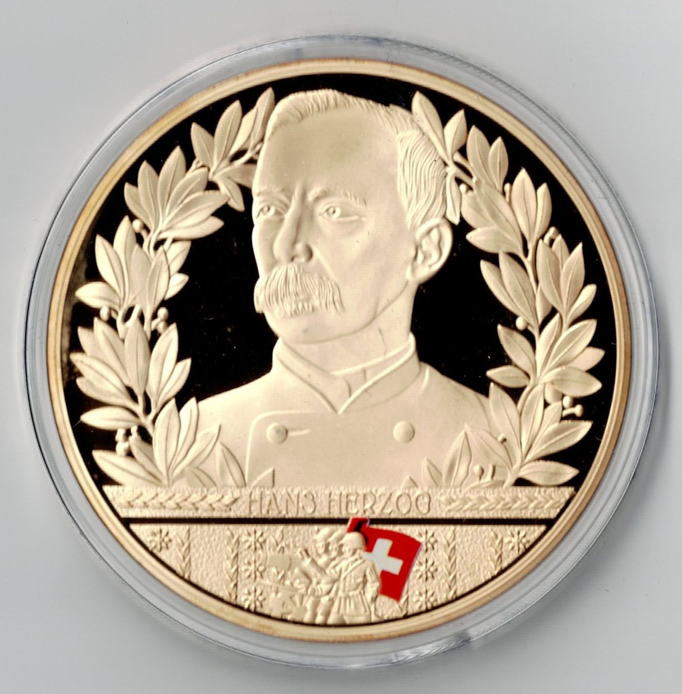 Médailles: Hans Herzog_Die Vier Generäle der Schweiz – Neuf (Voir description) à Hombrechtikon par Fraese01