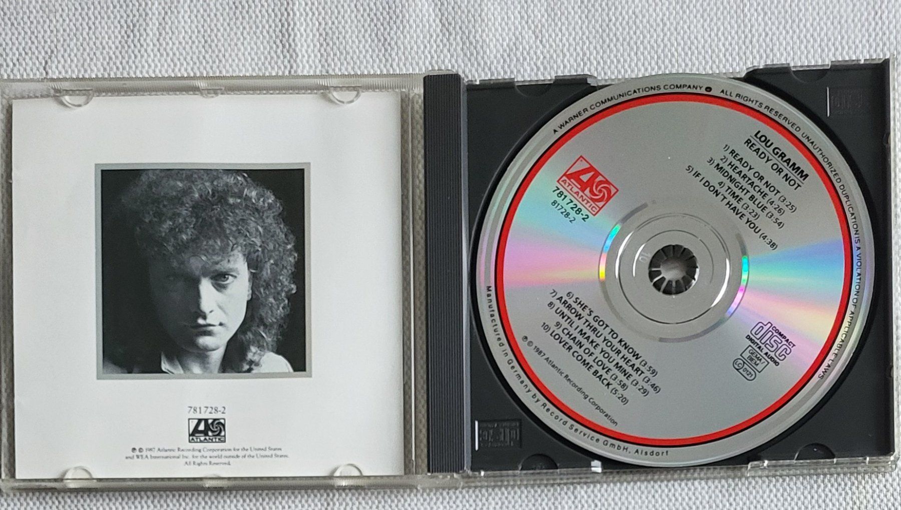 CD: Lou Gramm - Ready or not – Usato da Villars-sur-glane venduto da Epsilonhike 2