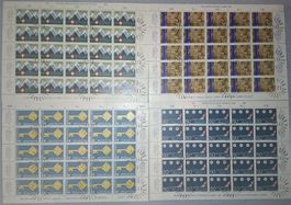 1968 Jahresserie Sonderpostmarken Bögen 