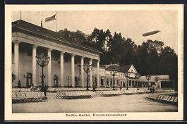 Baden-Baden, Zeppelin über dem Konversa