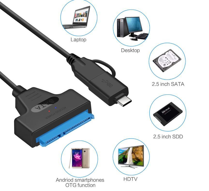 Unità & Adattatore: SATA to USB 3.0 / 3.1 Cable Adapter – Nuovo e nell'imballaggio originale da Unterägeri venduto da RmOnline 4