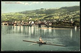 Rorschach, Ortsansicht vom See aus, Spor