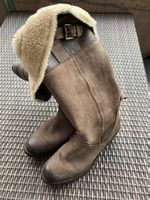 Bottes chaudes cuir
