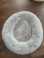 Hundebett Trixie rund grau Plüsch