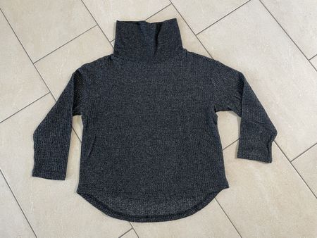 Chicoree Rollkragenpullover, Gr. M, Anthrazit