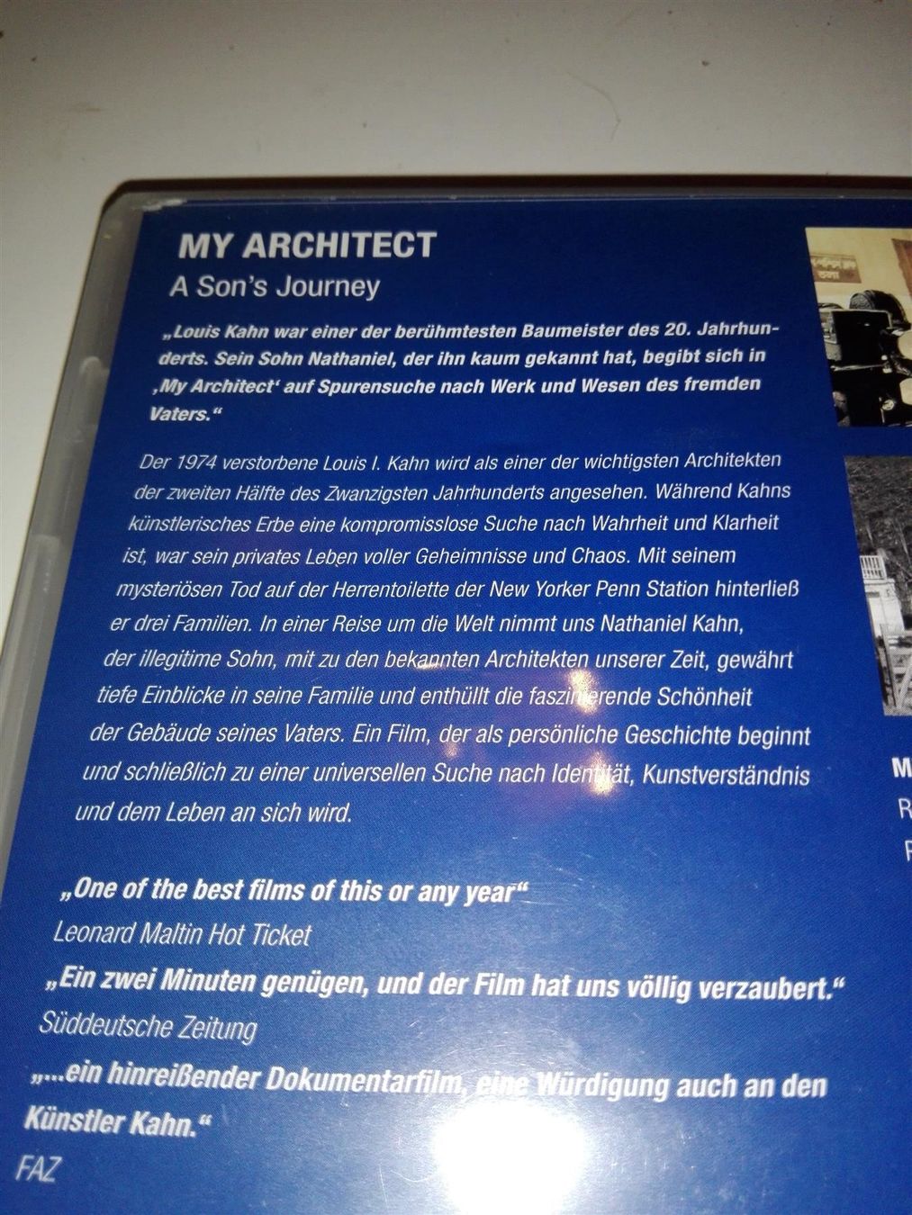 Alle DVDs: My Architect - A Son's Journey – Gebraucht aus St. Gallen von elkapone 3