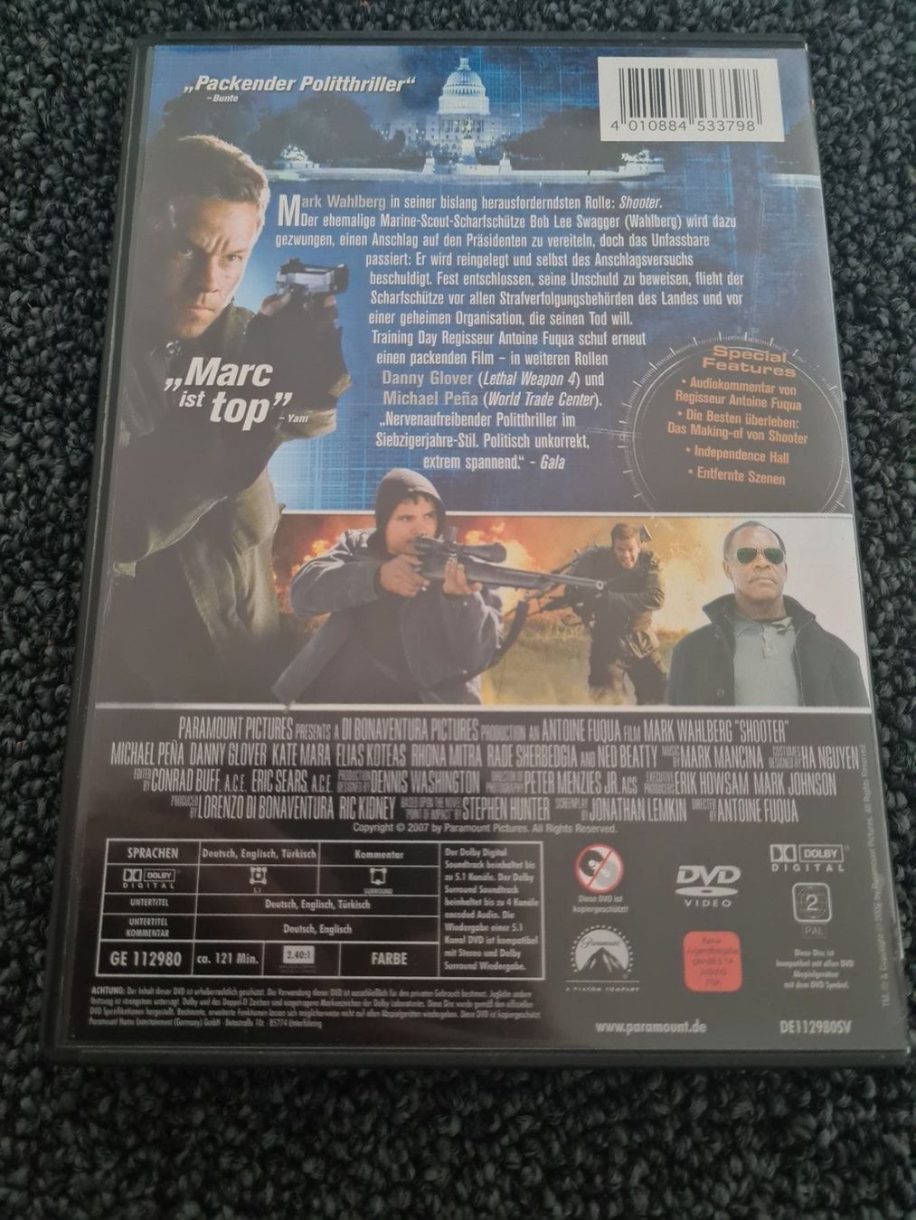 Tutti i DVDs: SHOOTER(7082) – Usato da Ruswil venduto da M71 1