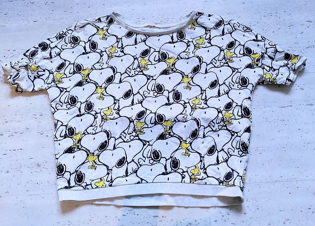 T-shirt: Snoopy / Peanuts - Shirt Oversize S – Usato da Bern venduto da Synonym01
