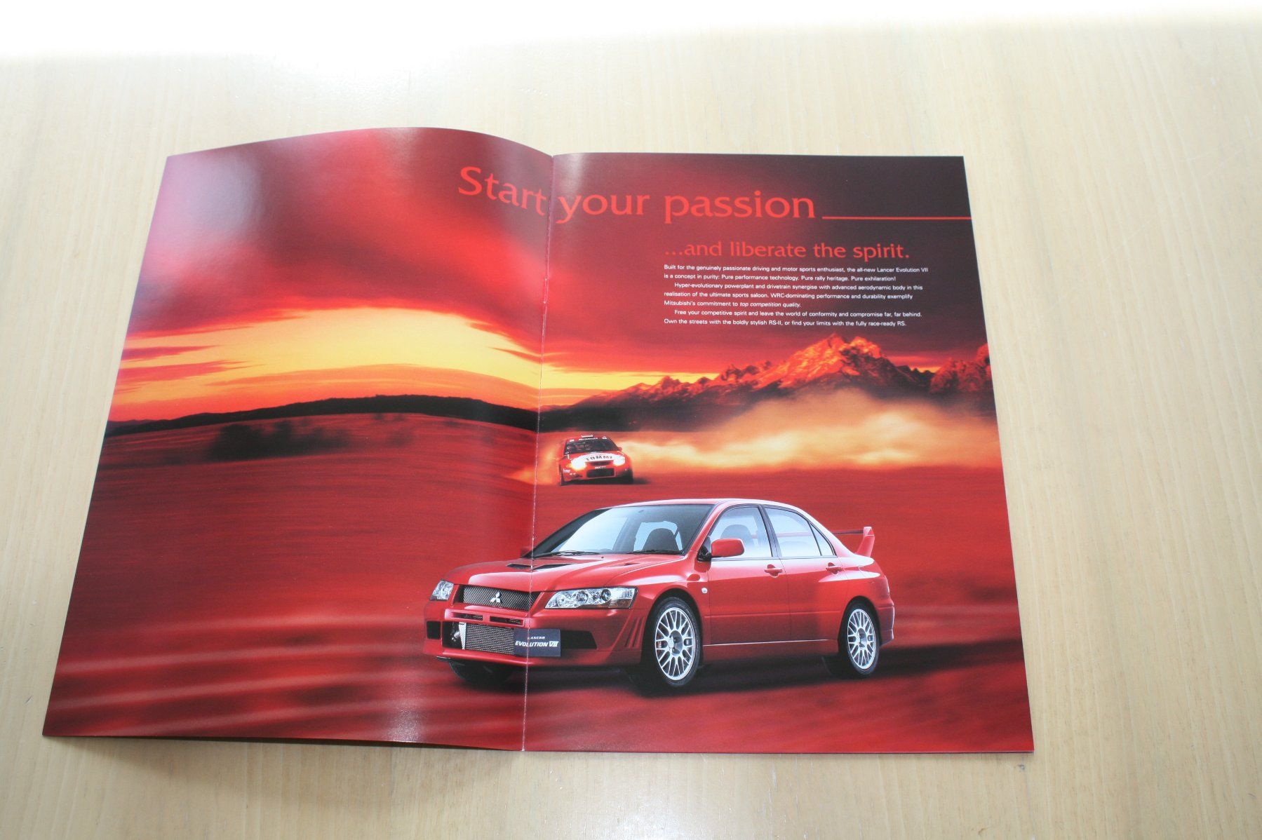Mitsubishi Documenti: Mitsubishi Lancer Evolution VII Prospekt 2001 – Usato da Wikon venduto da erwin400 1
