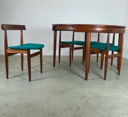Tische: Hans Olsen Roundette Tischset Rojle 50s – Gebraucht aus Basel von MidMod20C 1