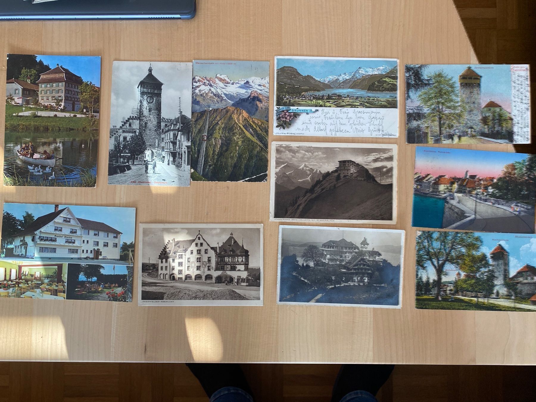 Cartoline postali: Lot Ak Nr 7 – Usato da Mosnang venduto da Goldwasser