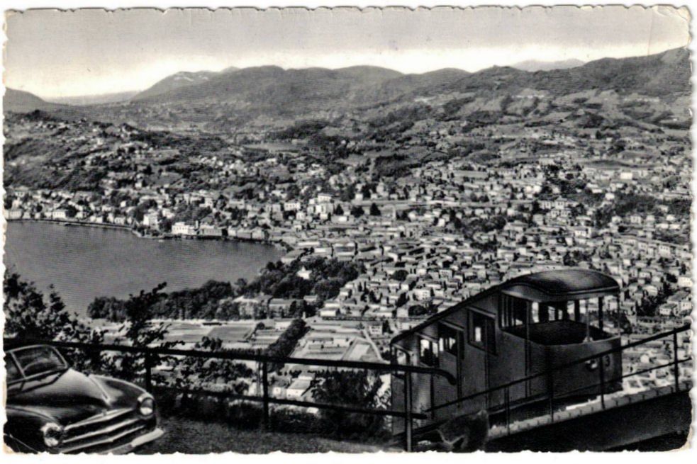 Cartoline postali: Lugano - Standseilbahn Monte Brè – Usato da Binningen venduto da Mountainrider