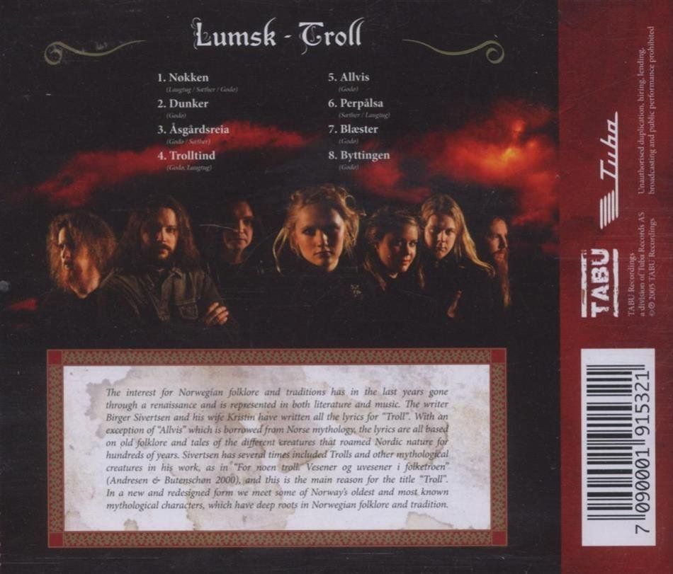 CD: Lumsk - Troll – Usato da Uzwil venduto da visions77 1