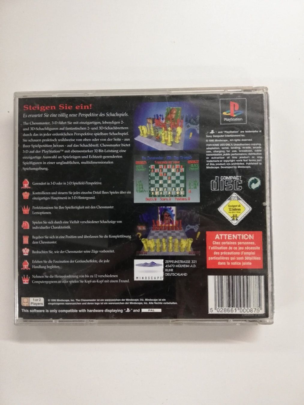Sony Spiele: Chessmaster 3D / Sony Playstation 1 PS1 – Gebraucht aus St. Gallen von zorro_dc 1