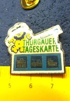 BAHN SCHWEIZ PIN THURGAUER TAGESKARTE BAHN BUS SCHIFF GLASIE