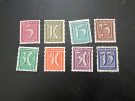 Deutsches Reich 1921  MiNr. 158-164  + 185 *  (5148)