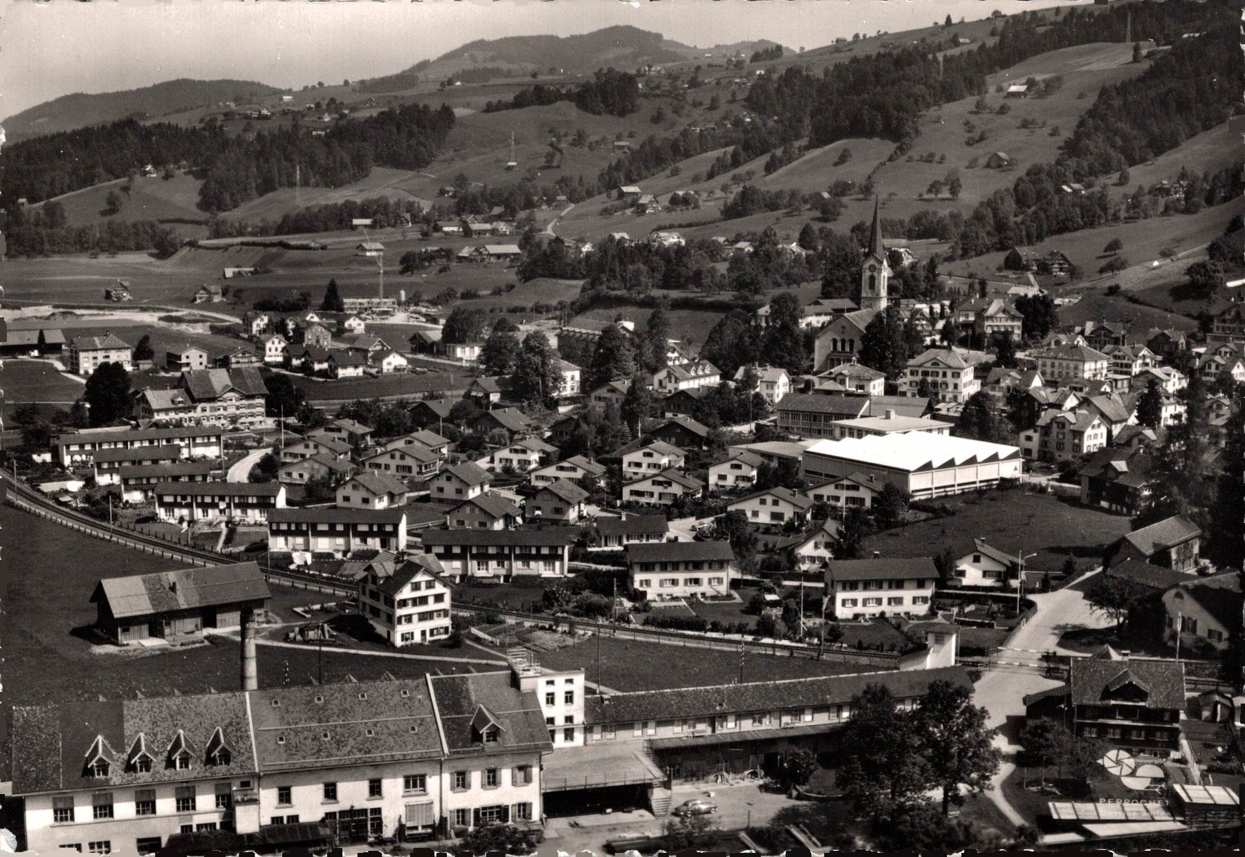 Ansichtskarten: Mit dem Flugzeug über ... Ebnat Kappel – Gebraucht aus Bronschhofen von Astore