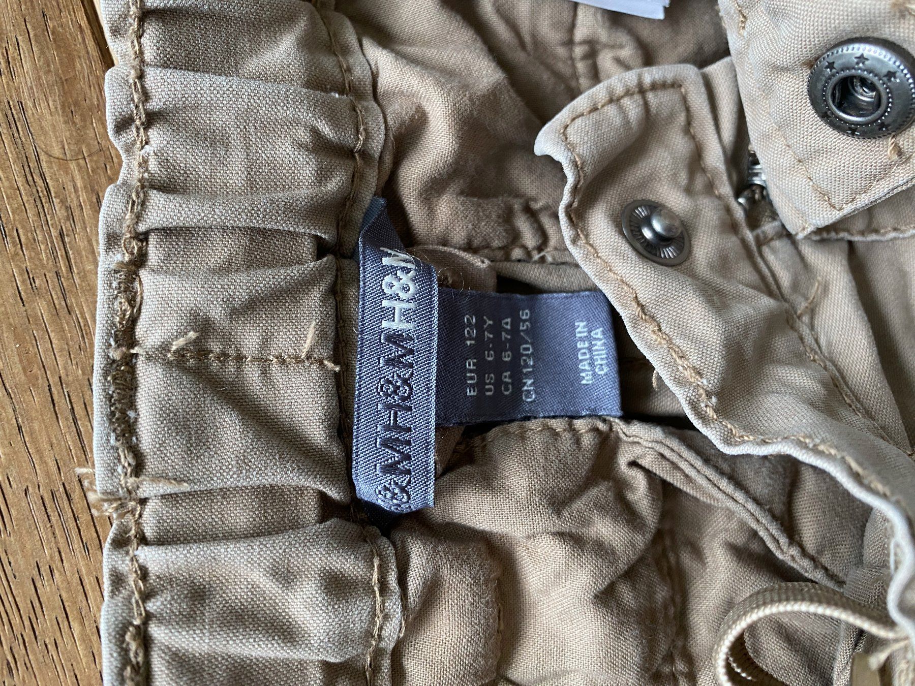 H&M Hosen: Schöne Baumwollhose braun H&M Gr. 122 – Gebraucht aus Steinerberg von luckyfin 2