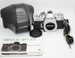 Minolta SRT 303 Body ab Service, top Zustand