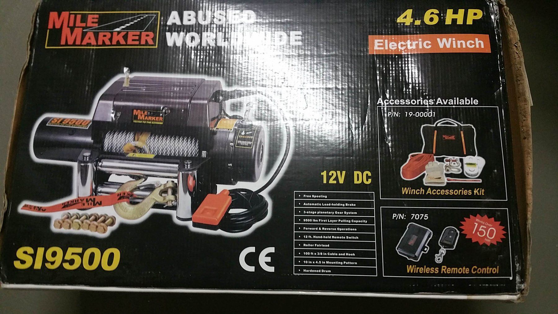 Altro per stoccaggio & trasporto: 12V Seilwinde mit über 4.3t Zugkraft – Nuovo e nell'imballaggio originale da Gisikon venduto da 67peterpan