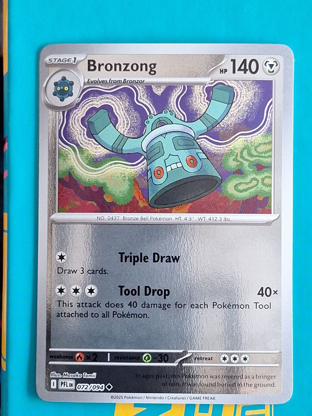 Pokémon Carte collezionabili: Bronzong - Reverse Holo - Pokemon Phantasmal Flames – Usato da Altstätten SG venduto da GGsGameshop