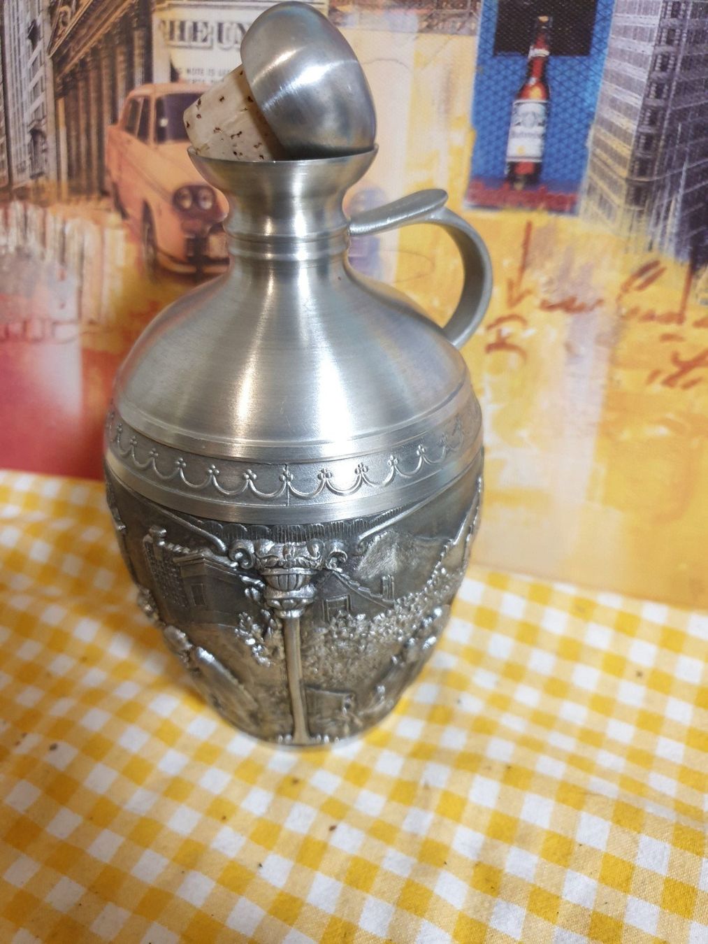 Altro: Zinn Schnaps Flasche 4 Glässer – Usato da Olten venduto da Marsmobil 4
