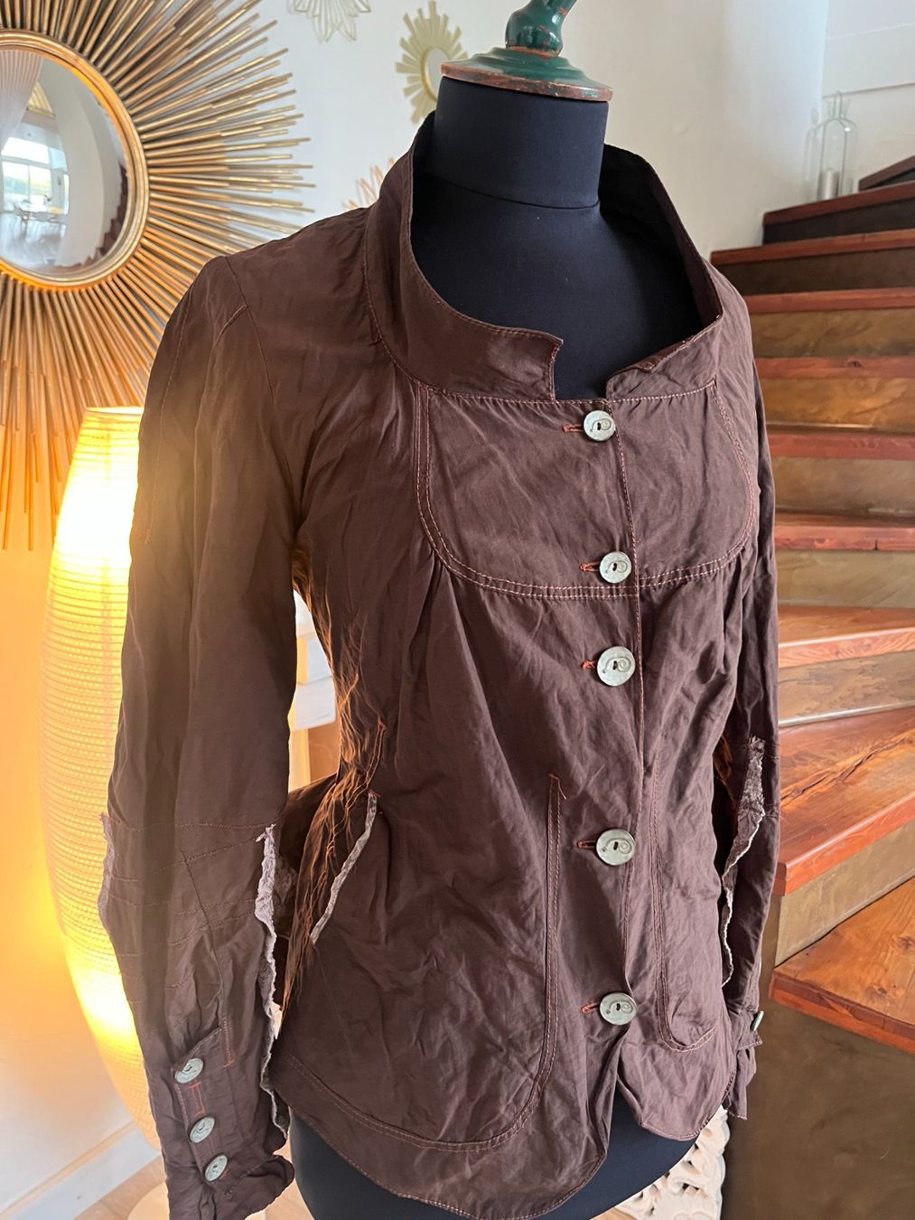 Jacken: Veste Automne Marron Style Bohème Chic – Gebraucht aus Seiry von vanille08 1