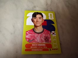 Panini WM 2026 Sticker: HWANG Inbeom - Korea KOR 11