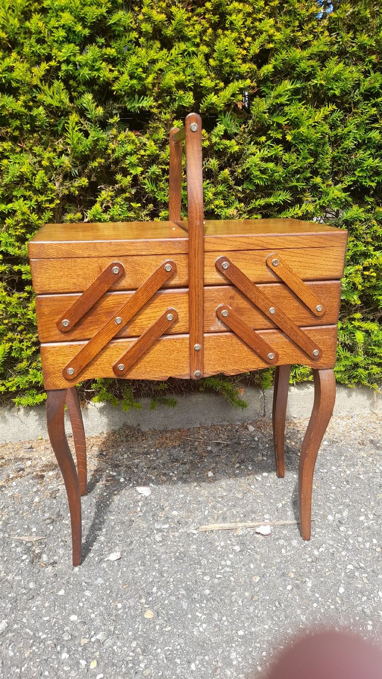 Cassettiere: Travailleuse - Meuble à Couture - VINTAGE – Usato da Bussigny venduto da Zabeth1030 1