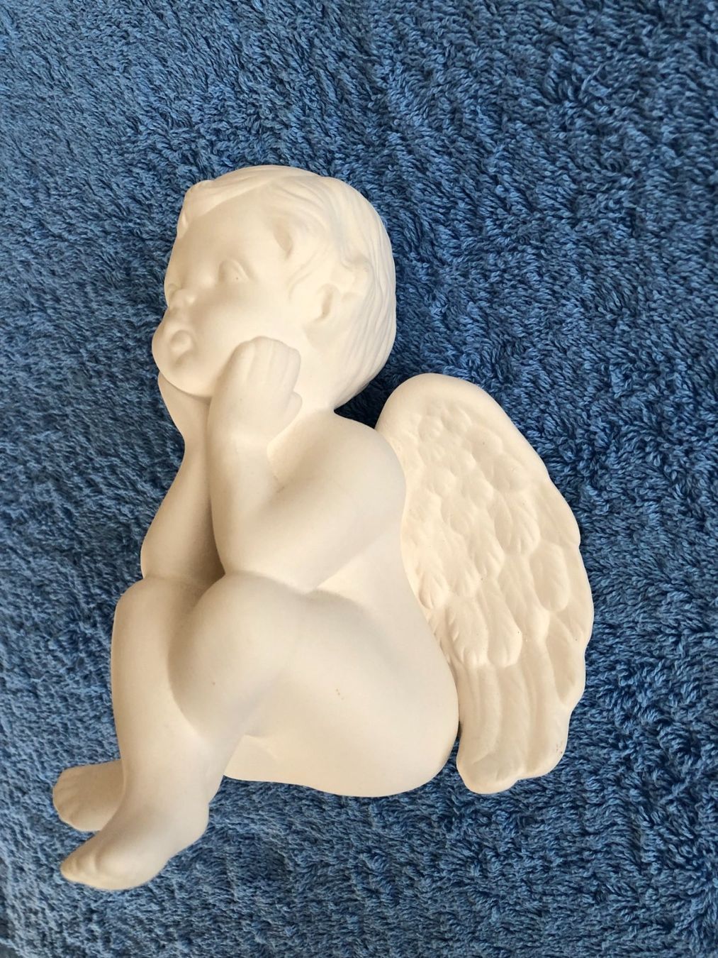 Statuette: Neuer Keramik Engel  **NEU** – Nuovo (secondo la descrizione) da Siebnen venduto da Trans-Am 1
