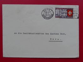 1939: (LANDI-ABART) Nr.219 mit abgenutztem Druckzylinder