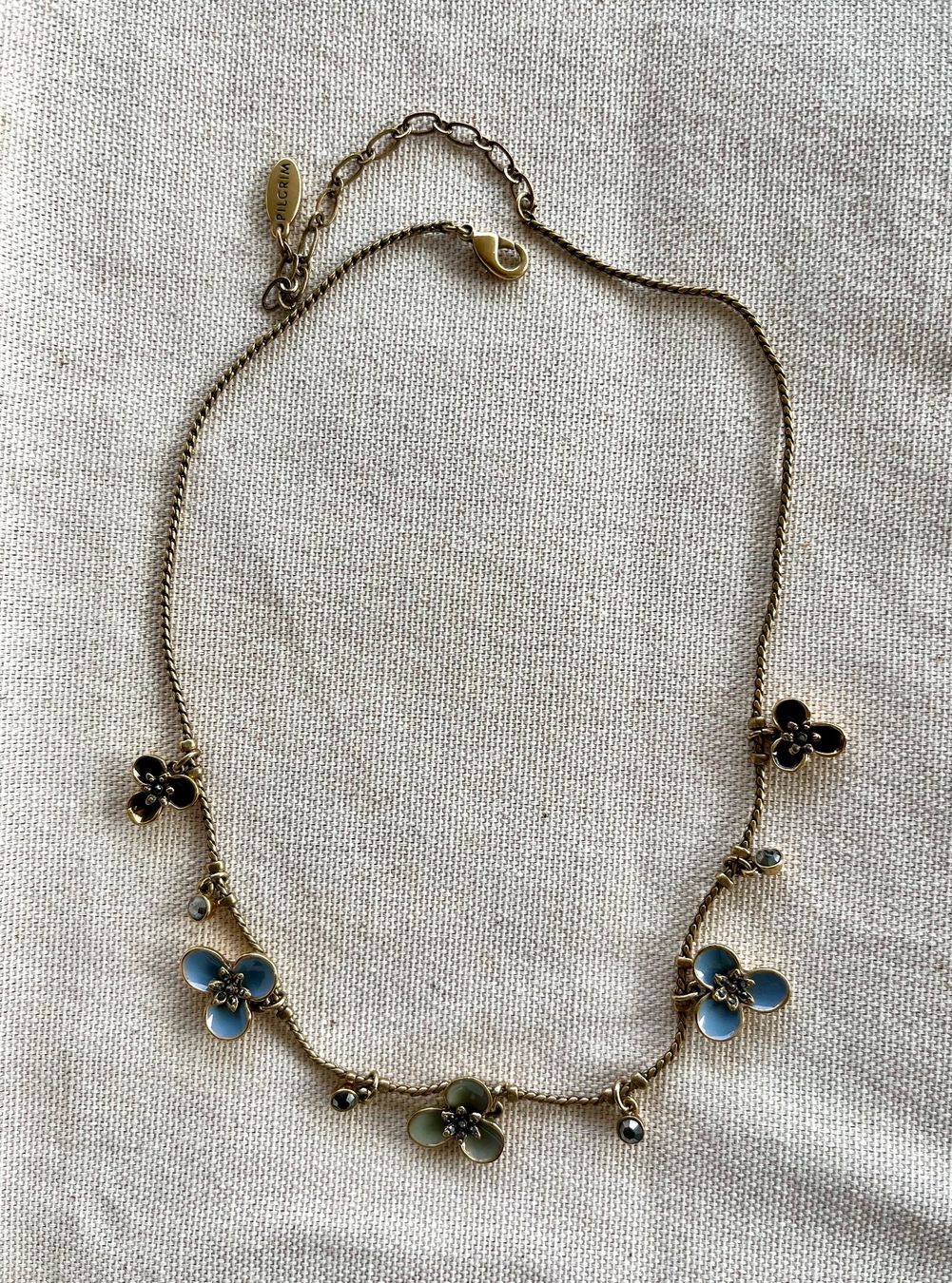 Catenine: Collier à fleurs Pilgrim – Nuovo (secondo la descrizione) da Le Crêt-p-Semsales venduto da staglione69 1