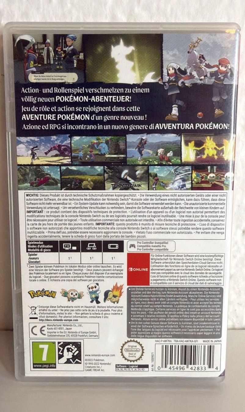 Giochi: Nintendo Switch Pokémon Legenden Arceus Spiel  – Usato da Ehrendingen venduto da lax21 1