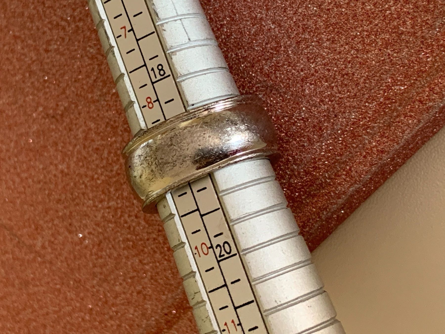Ringe: Silberring 5 reihig white stone (gr.60) – Gebraucht aus Dittingen von Bellevista 3