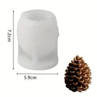Giessform Silikonform Kerzenform Zapfen