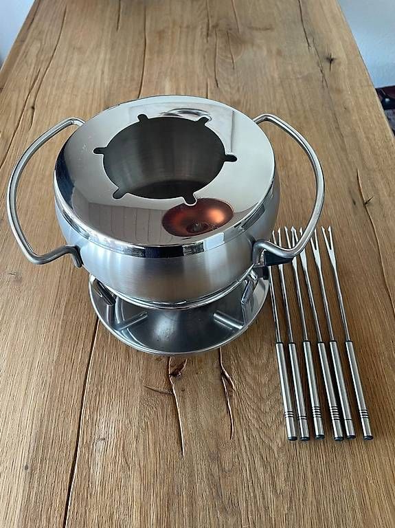 Elettrodomestici da cucina: Fondue-Set – Nuovo (secondo la descrizione) da Triesen venduto da Chevalley 2