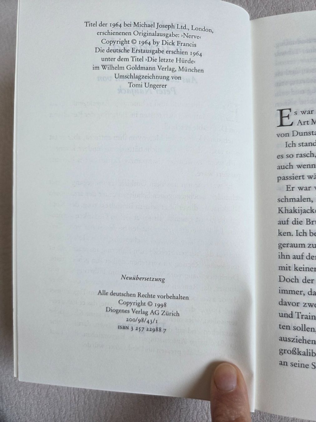 Libri: Dick Francis - Rufmord – Usato da Bergdietikon venduto da Tanne_10 3