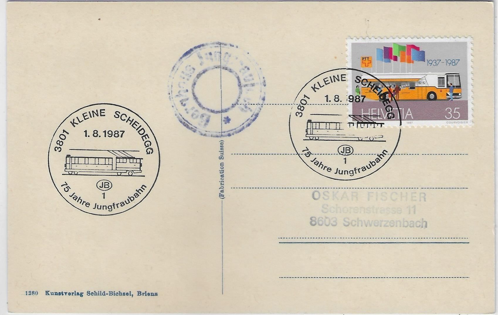 Cartoline postali: Eigergletscher - Eisgrotte – Usato da Ettingen venduto da Kartenplanet 1