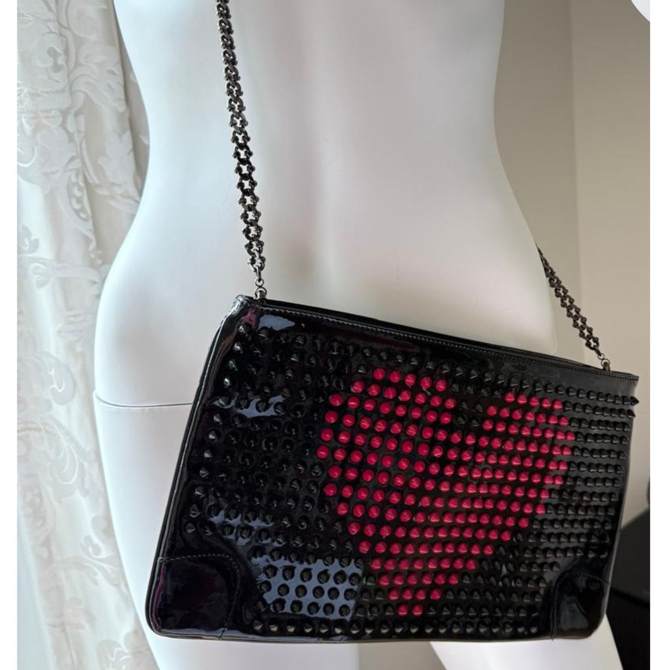 Christian Louboutin Borse: Louboutin, Loubiposh Valentine Clutch – Usato da Oberarth venduto da SSS. 3