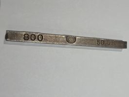 (2887) 50g. Silberstange 800/1000