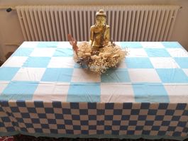 YSL 70GER VINTAGE TISCHDECKE BLAU