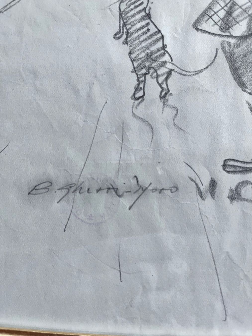 Dipinti: Dessin " Le chasseur " de Bruno Gherri-Moro – Usato da Vernamiége venduto da JEANLUC29 1