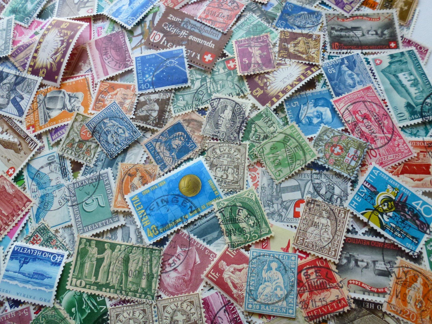 Alle Briefmarken: ++X-Tausend Briefmarken Schweiz ab Strubel – Gebraucht aus Walkringen von Casablanca777 9