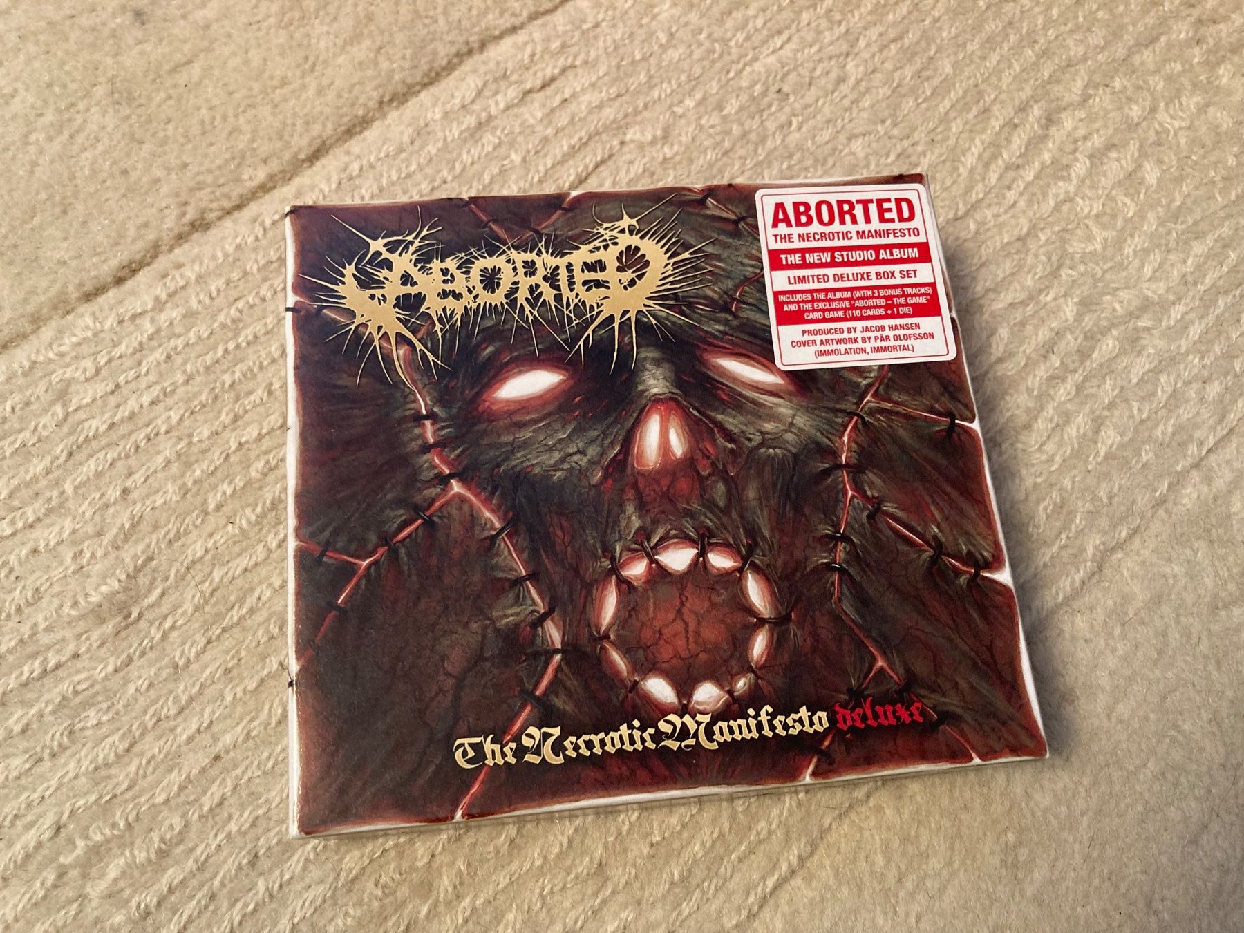 CD: ABORTED - The Necrotic Manifesto Deluxe Box – Usato da Wagenhausen venduto da Novafreund283