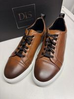 DIS Cuir Brun, Baskets Homme Taille 45, État Neuf✨
